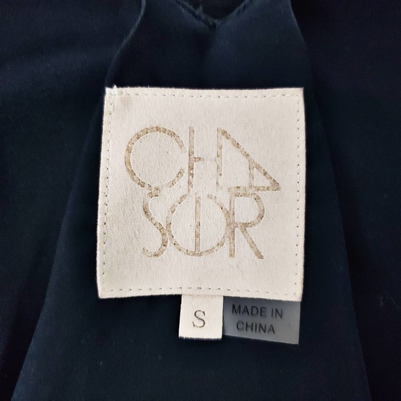 Chaser Women's English Roses Open-Back 100% Silk Mini Dress ~ Size Small - Picture 6 of 8